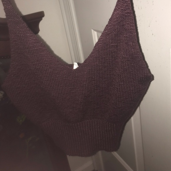 Garage Tops - Sweater knit crop top